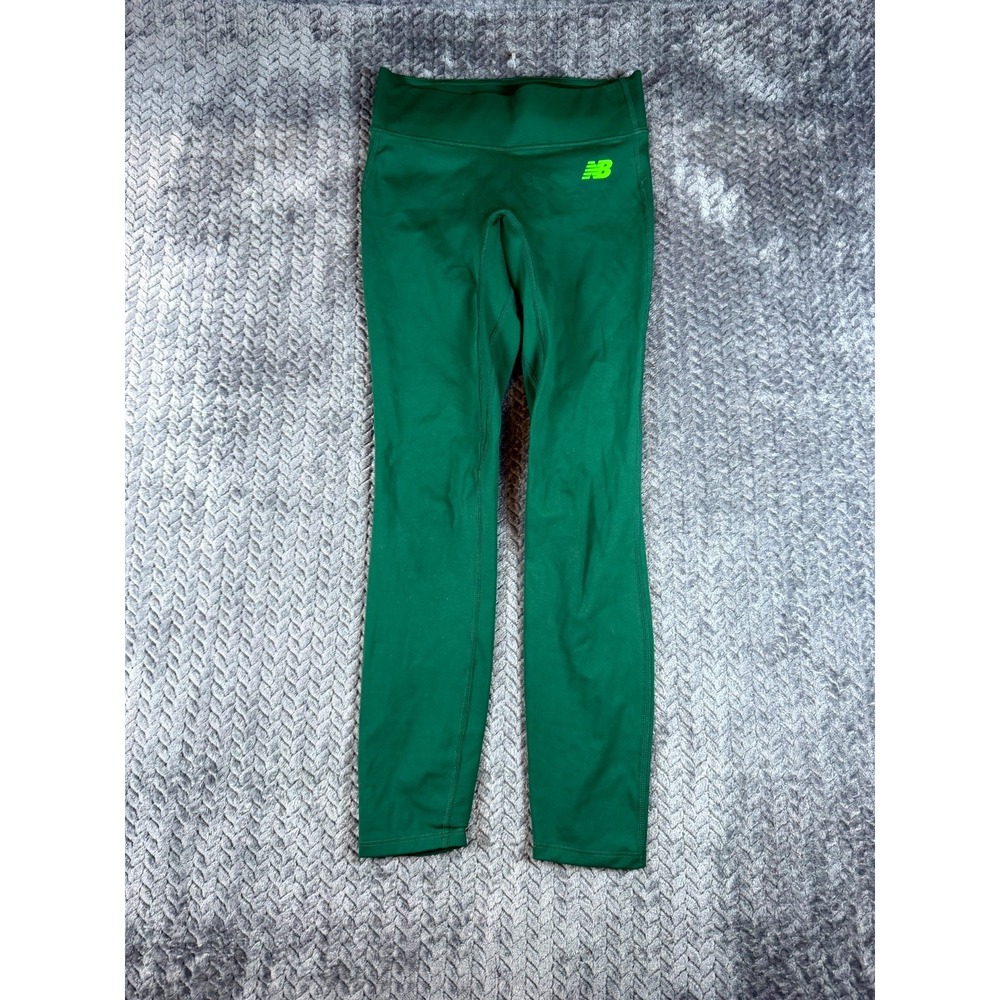 New Balance Leggings Womens XS Vibrant Green Athletic Yoga Workout High Waist